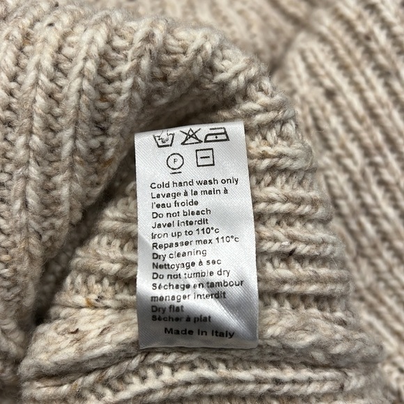 Joseph Turtleneck Ribbed Knit Split Hem Pullover Sweater Sz-S - Picture 12 of 13